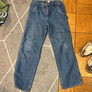 Faded glory utility jeans. size small.